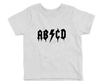 Abcd Toddler Shirt - Etsy