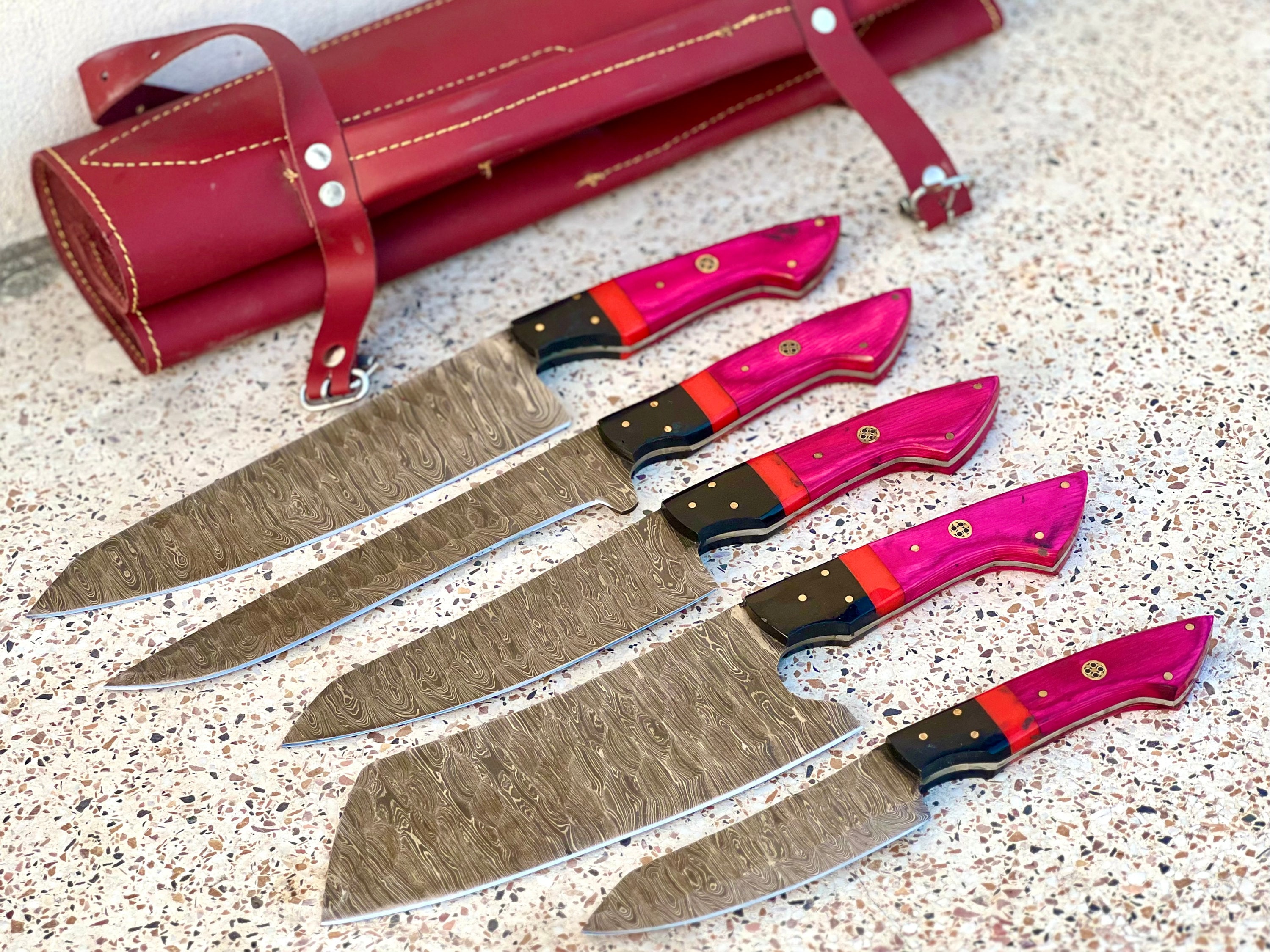 Pink kitchen knife set / Set de cuchillos rosados  Pink kitchen, Pink  kitchen appliances, Pink kitchen decor