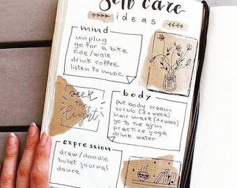 Selbstfürsorge-Tagebuch~THAT GIRL self-care~Digitaler Kalender~iPad Journal