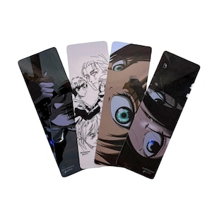 ANIME Inspired Bookmark  // Anime Bookmark // Manga Bookmark // Bookmark //