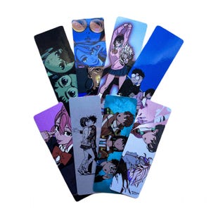 ANIME Inspired Bookmarks // Anime Bookmark // Manga Bookmark // Bookmark //