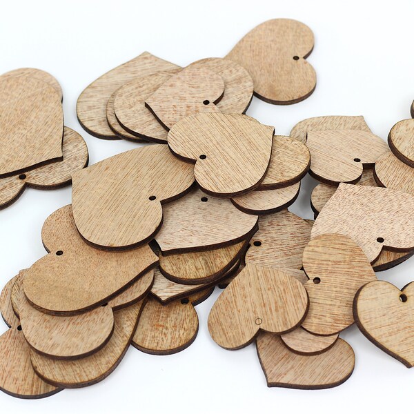 thumbnail image 2 of 10 X Wooden Manila Tags – 3cm X 6cm – For Card Making, Scrapbooking, Art & Craft 2 of 3