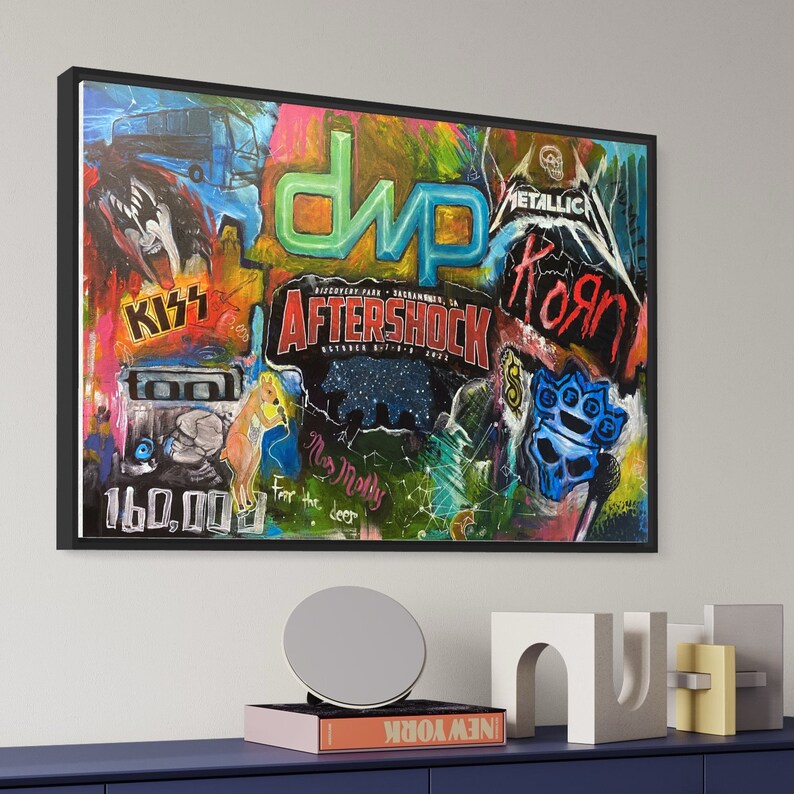 Personalized Pop Art, Memory Piece, Urban Graffiti Street Artwork, Commission Painting