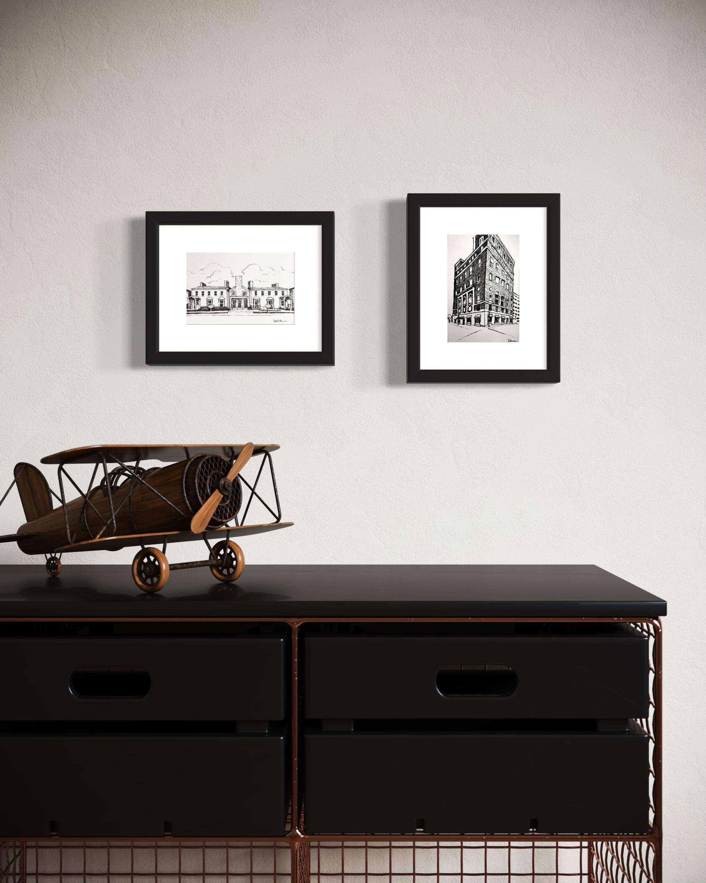 Custom Pen and Ink Building Drawing, Original Home Portrait - Etsy