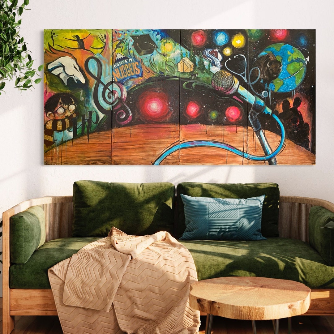 Pop Art Real Painting Custom Pop Art Piece Urban Graffiti Etsy