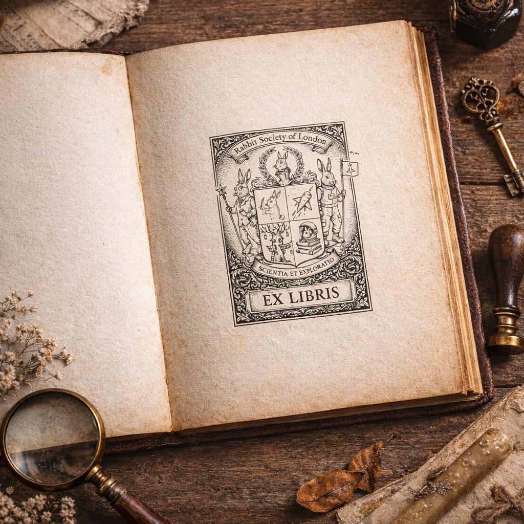 Printable Bookplate – Ex Libris, Digital Download | for the Inside of ...