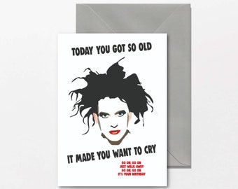 The Cure Birthday Card  For Him, For Her, Mum Dad Sister Brother Friend Funny Humour IN-151