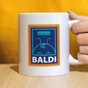 BALDI Mug - Funny Novelty parody Supermarket Brand Hilarious Cup Coffee Tea CMUG51