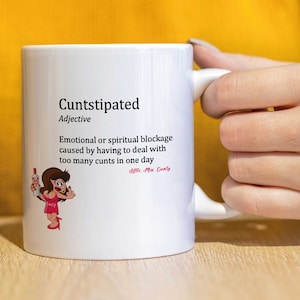 Little Miss Cunty Mug Rude Offensive giftware Cuntispated LMCMUG41