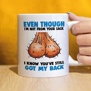 Funny Step-Dad Mug Gift from Child, Birthday Father's Day Gift for Step Dad, CMUG256