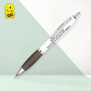 Grappige pen | Rude pen | Aanvallende pen | Nieuwigheidspen | Pen voor hem | Pen voor haar | Rude Stationery - In- en uitschakelen - PEN-35