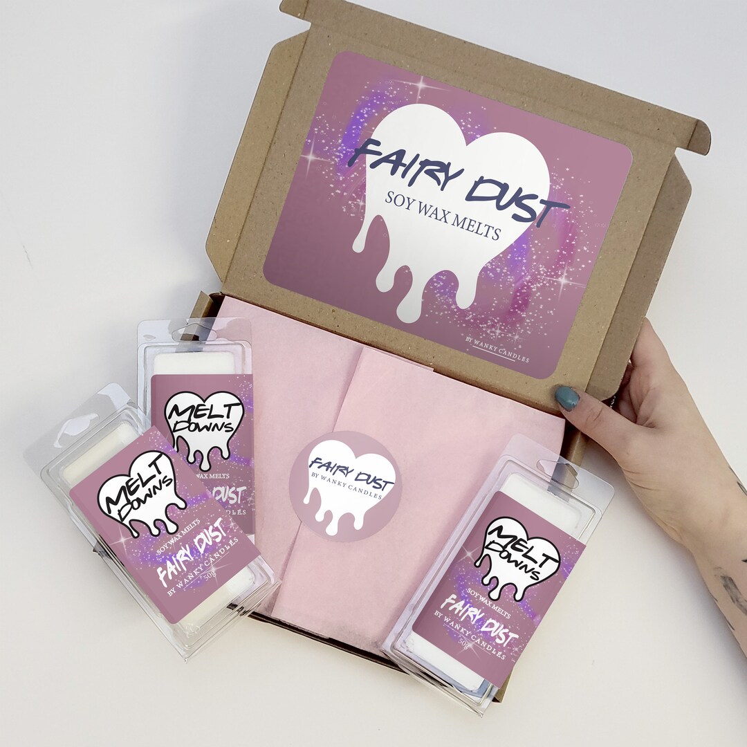 Fairy Dust Wax Melt Gift Set Wanky Candle's Melt Downs Etsy UK