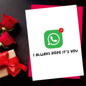 WhatsApp-verjaardagskaart Verjaardagskaart Love You App Bericht Notificatie Vriendin Vriendje Vrouw Echtgenoot Liefde