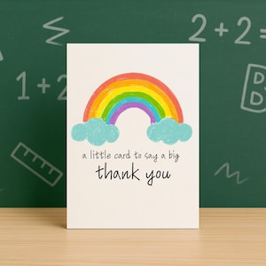 Thank You Card – Teacher Appreciation, Best Friend, Mentor, End of School, Personalised Thank You For Being Part of My Story K53