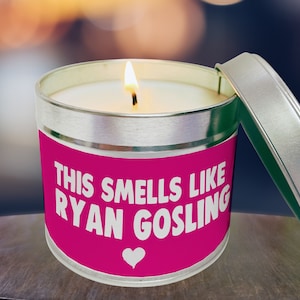 Ryan Gosling  Candle, Smells like Ryan Gosling  , Ryan Gosling  Gift, Ryan Gosling  Birthday Candle, Soy Wax Candle, Ryan Gosling