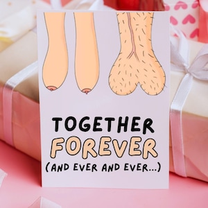 Wedding Anniversary Card  - Cute Funny Anniversary card | Wife, Girlfriend | Husband, Boyfriend | For Him ,For Her | - A102