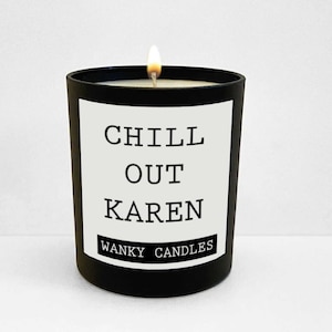 Wanky Candle , Rude Candle, Funny Candle  Fun Novelty Candle Chill out Karen WCBJ-12