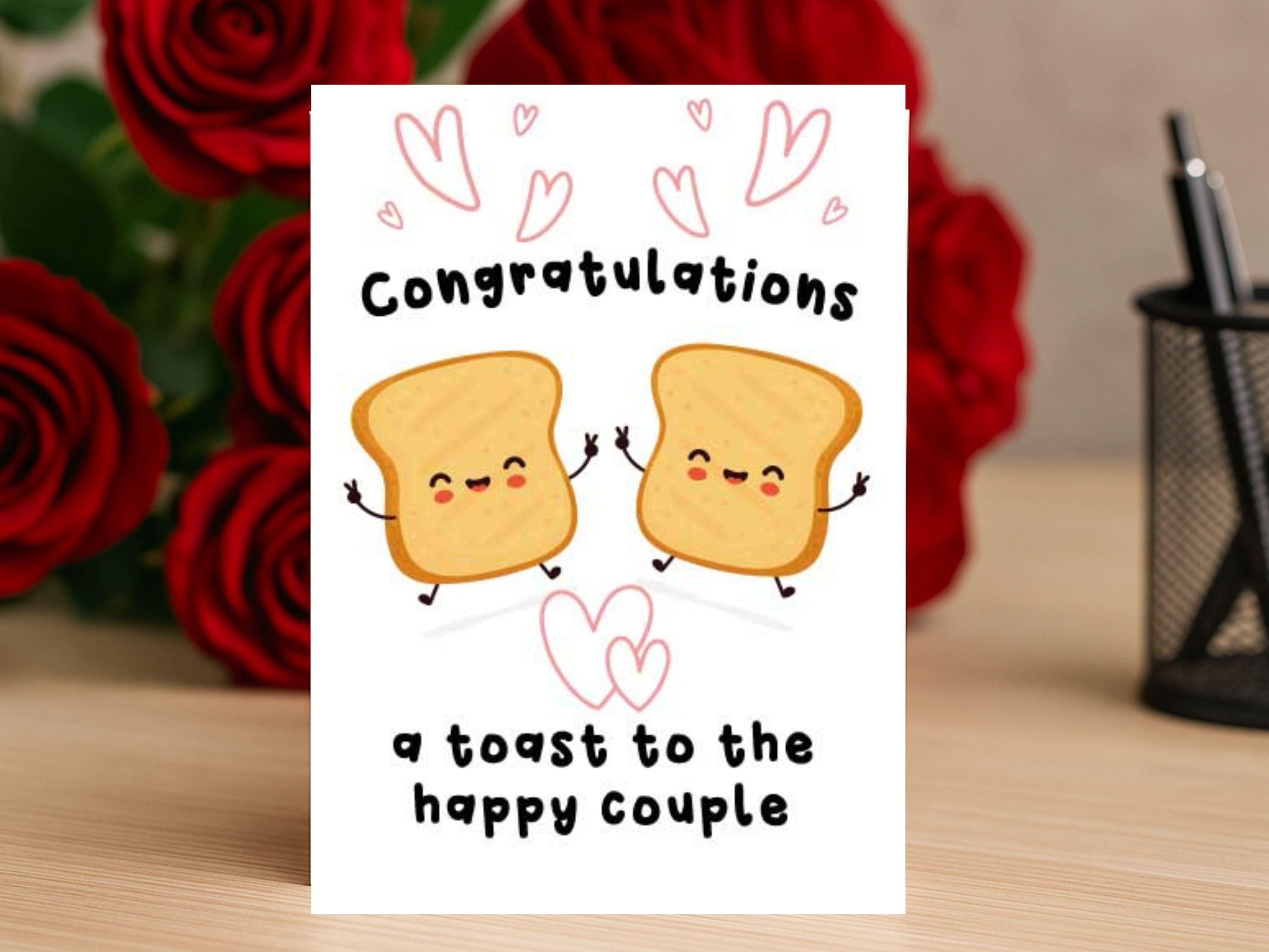 Cartes De Fiançailles Amusantes Pour Couples – À Propos De Marry Mon Frère – Carte De Félicitations Pour Les Fiançailles, Blague, 145 Mm X 145 Mm, Cartes De Vœux De Mariage