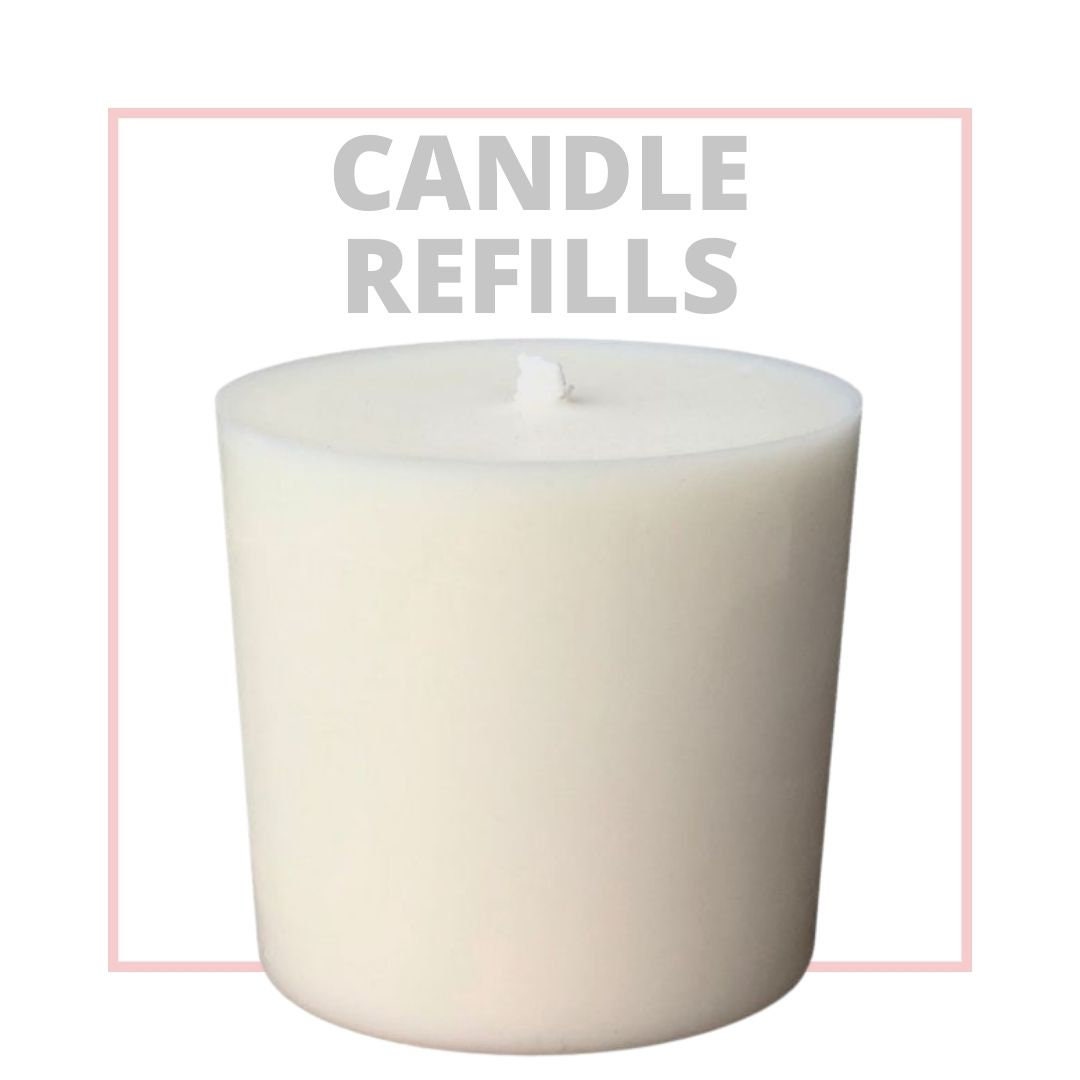 Candle Refills 30cl Jar Refills , Hand Poured Vegan Soy Wax Refills for