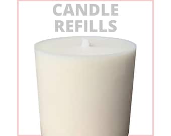 Candle Refills 30cl Jar Refills , Hand poured Vegan Soy Wax Refills for Jar and ceramic candles
