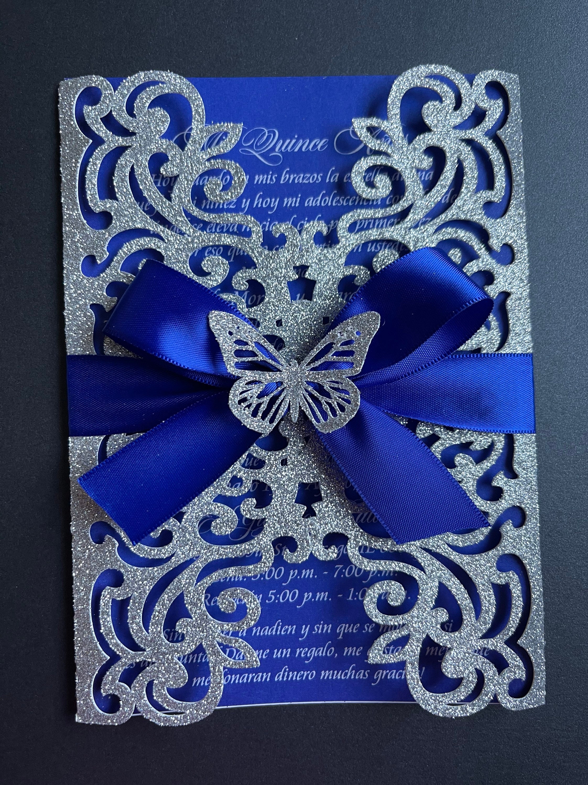 Quinceanera invitations Butterfly ...