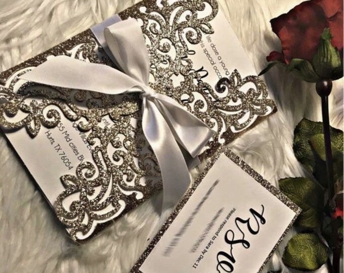wedding invitations wedding invites wedding cards elegant invitations glitter invitations
