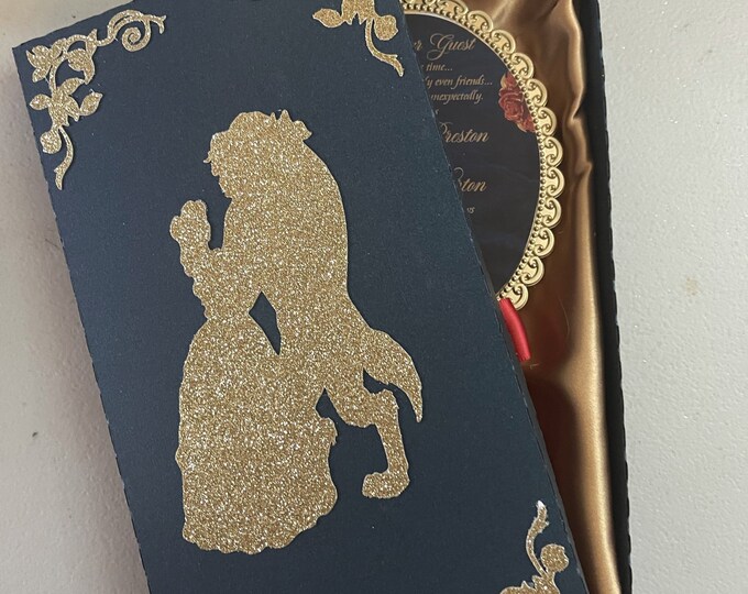 Beauty and the beast invitations