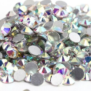 8mm ss40 Crystal Clear Glass Flatback RHinestones High Quality  Embellishments Diy Deco Bling Kit Craft Supply 1 Gross 144 Pieces