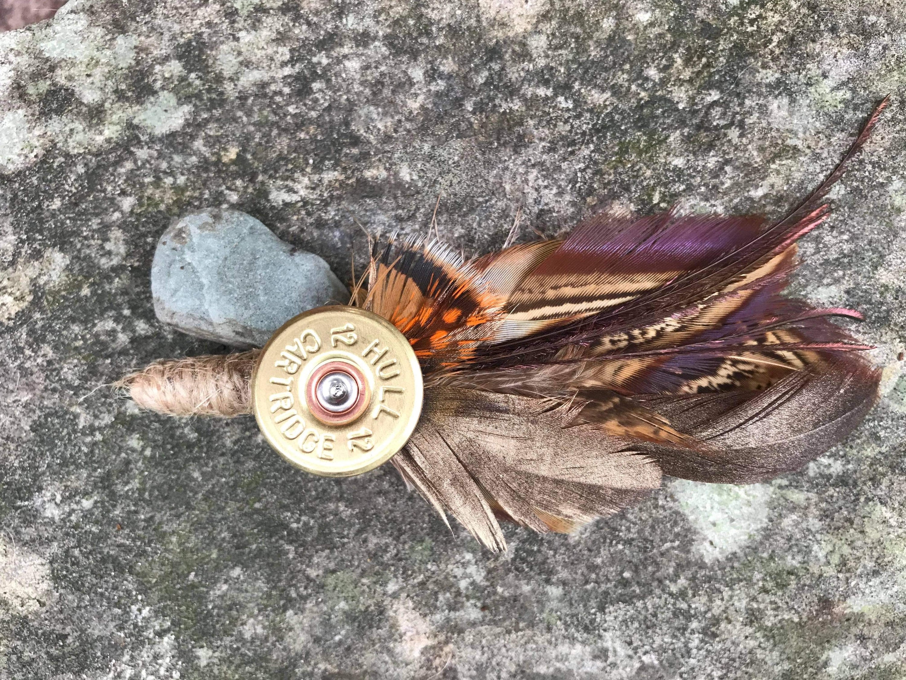 Jaffe Feathers Feather Hat Pin - Gamebird Feathers