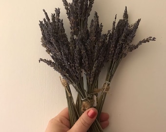 French lavender bunches,  boutonnière, buttonhole, lavender bundle, lavender