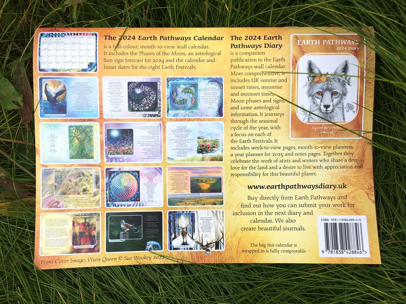 2024 Earth Pathways Wall Calendar Etsy