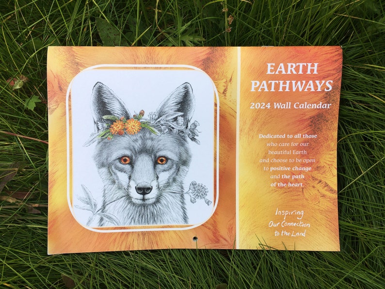 2024 Earth Pathways Wall Calendar Etsy UK