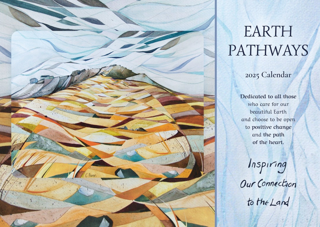 2025 Earth Pathways Wall Calendar - Etsy