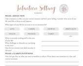 Manifest Your Dreams: Intention-Setting Worksheet (Digital Download)