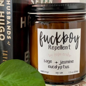 Repel Fuckboys, Be Open to Love, Banish Philanderers | White Soy Intention Candle + Spiritual Healing | JuJuTribe