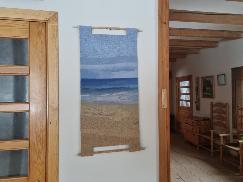 Large Wall Tapestry Woven Hanging Wall Art Textured Weaving Etsy