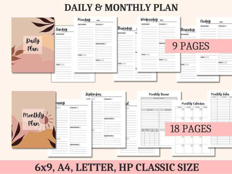 Printable Business Planner Printable Business Organization - Etsy