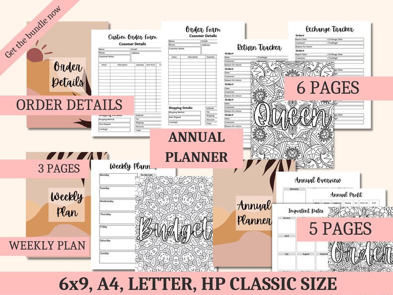 Printable Business Planner Printable Business Organization - Etsy