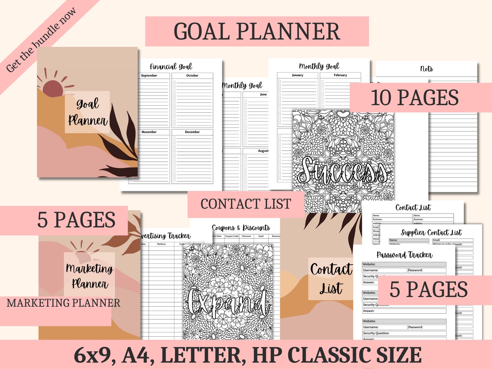 Printable Business Planner Printable Business Organization - Etsy
