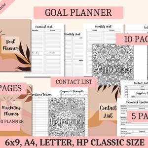 Printable Business Planner Printable Business Organization - Etsy