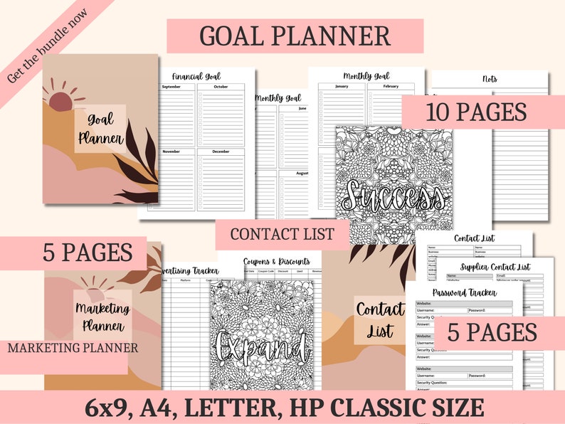 Printable Business Planner Printable Business Organization - Etsy