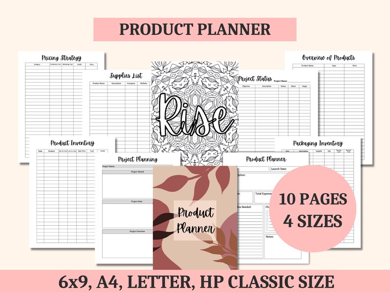 Printable Business Planner Printable Business Organization - Etsy