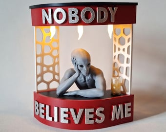 Alien Diorama, Alien collectibles, Ufo, Sci fi