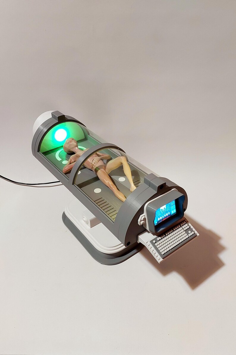 Alien Sleeping Capsule - RGB Illuminated, Sci Fi, Ufo, Gift, Alien ...