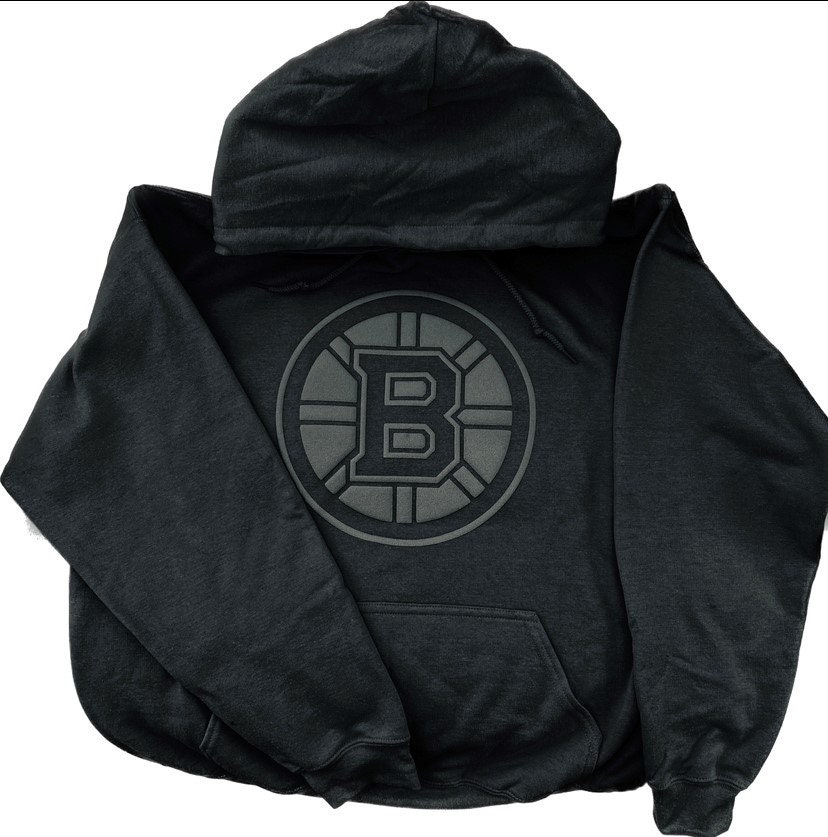 Printify Boston Bruins Pooh Bear Vintage NHL Hoodie Dark Chocolate / M