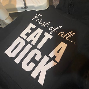 First of all…