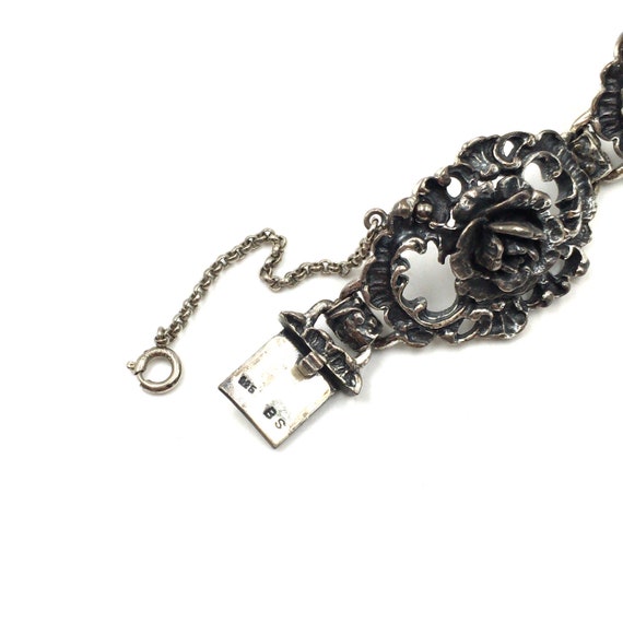 18.5cm Armband aus 925 Silber Antik Schmuck Damen… - image 9