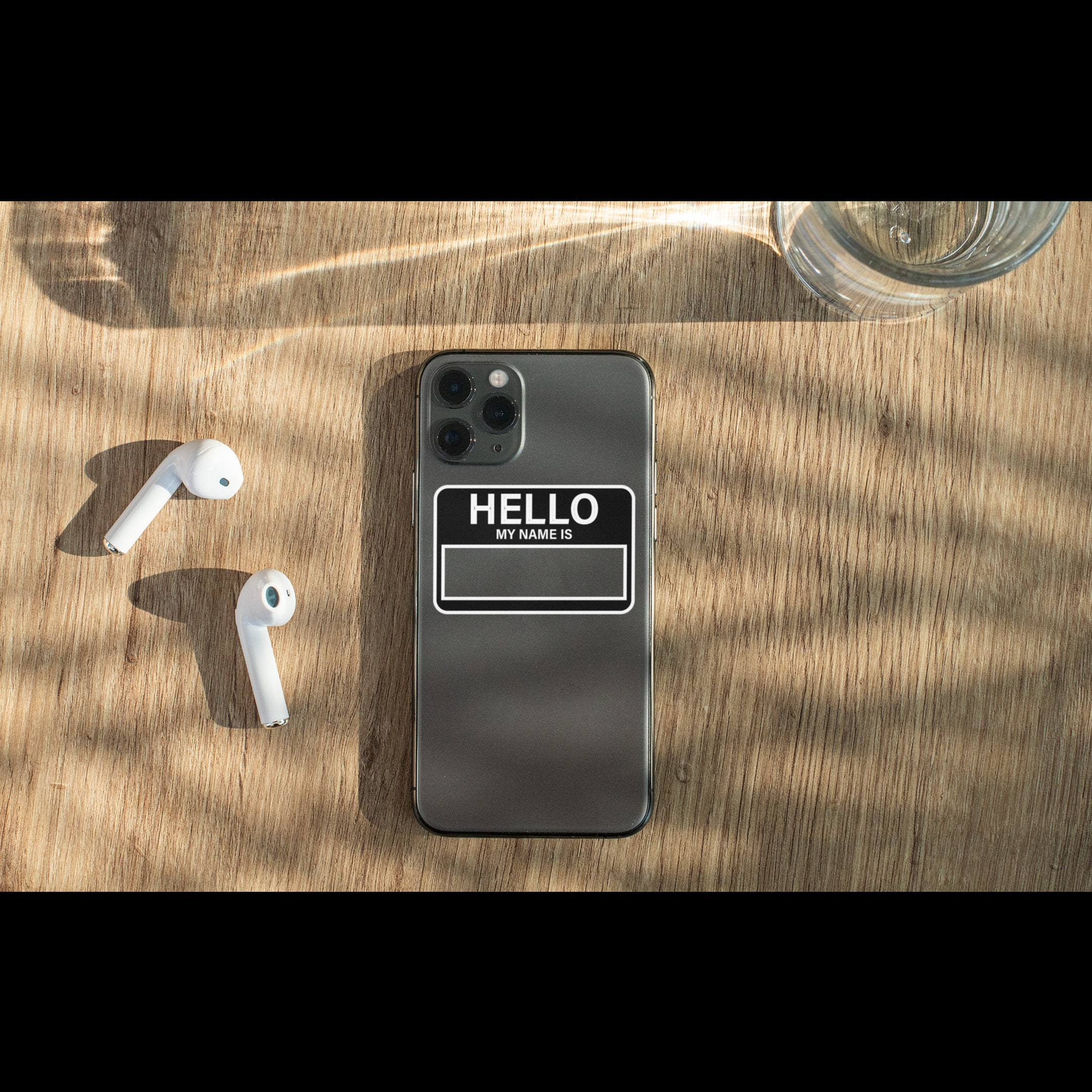 Hello My Name is SVG Instant Download Name Tag SVG Hello SVG Word