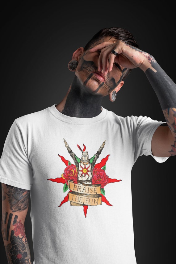 Dark Souls Solaire of Astora Flower Unisex T shirt Warrior of