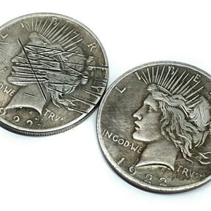 Two Face Doubled headed Coin Scratched Prop Harvey Dent